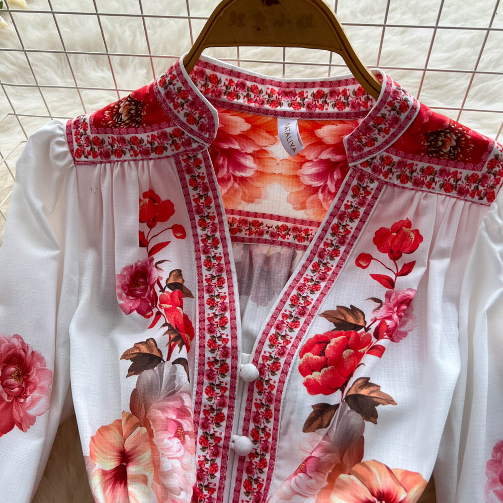 フレンチエレガントヴィンテージ宮殿イブニングドレス新しい女性 - French Vintage Floral Midi Dress のレビューと価格