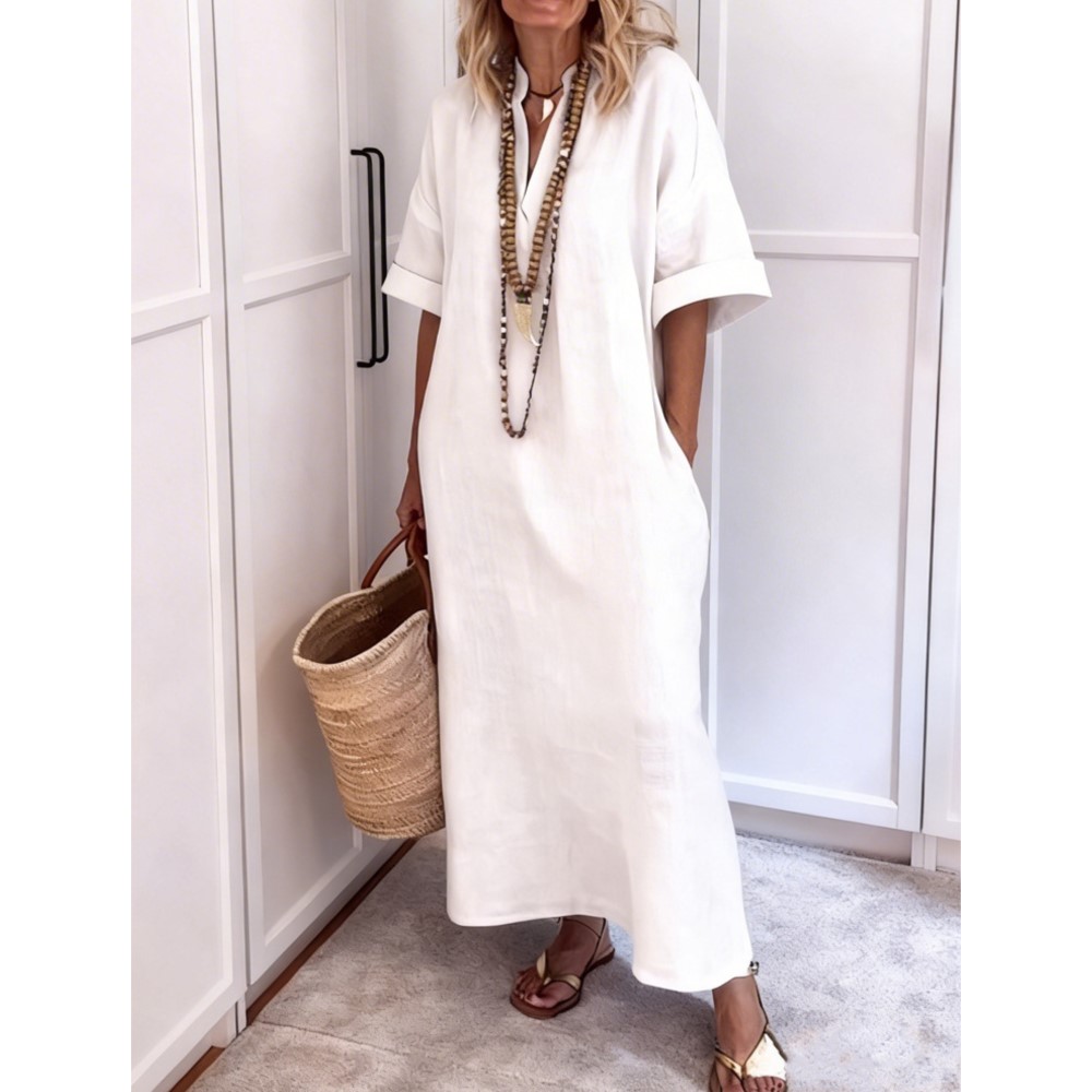 ボーホースタイル レディース レトロ カフタン ドレス スタ - Boho Summer Beach Maxi Dress のレビューと価格