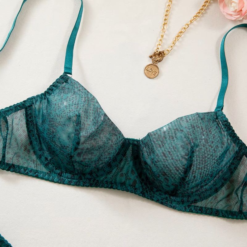 2 ピース/セット女性ランジェリーギャザリング超薄型メッシュ - Lingerie のレビューと価格
