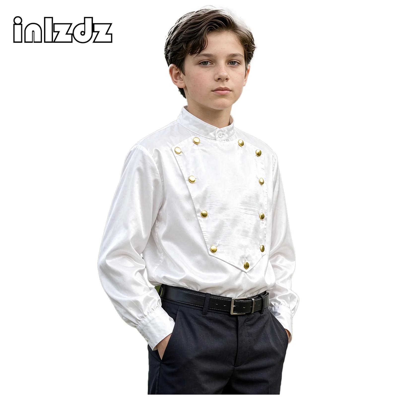 男の子向け、中世ルネサンス風、ヴィンテージサテンシャツ、ハロ - Tops のレビューと価格